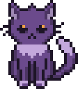 Karakasa, un chat violet